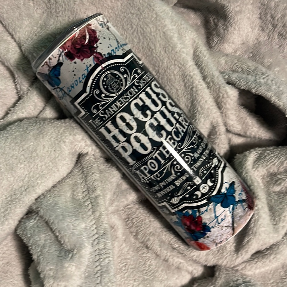 Hocus pocus 20oz skinny sublimation tumbler